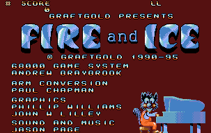 [Fire & Ice title screen]